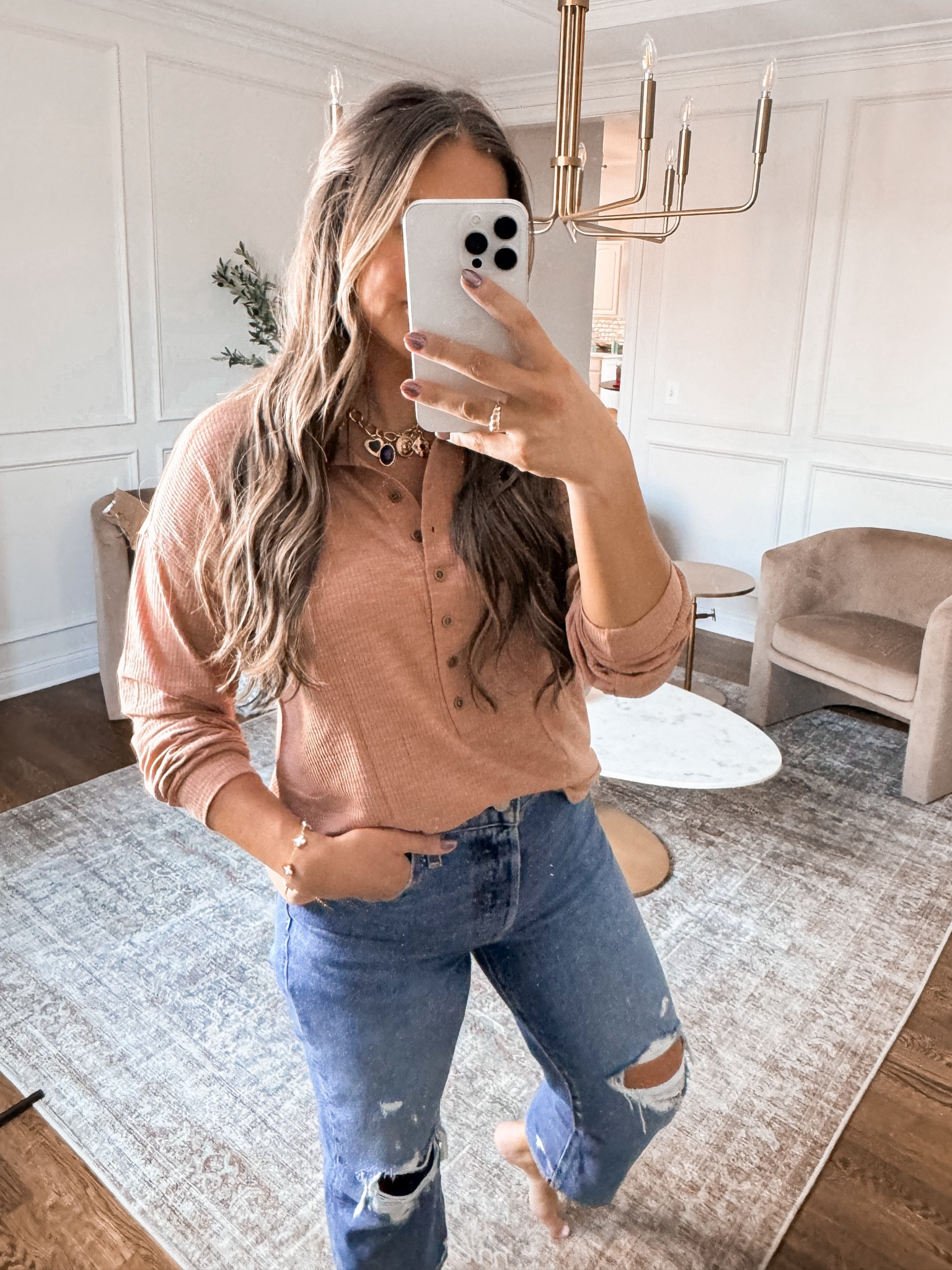 Love this Amazon Henley style
Top for fall! The buttons are functional so it’s perfect for nursing and pumping moms. Wearing a size medium. Sized up in the jeans. 



#LTKFindsUnder50 #LTKStyleTip #LTKSeasonal