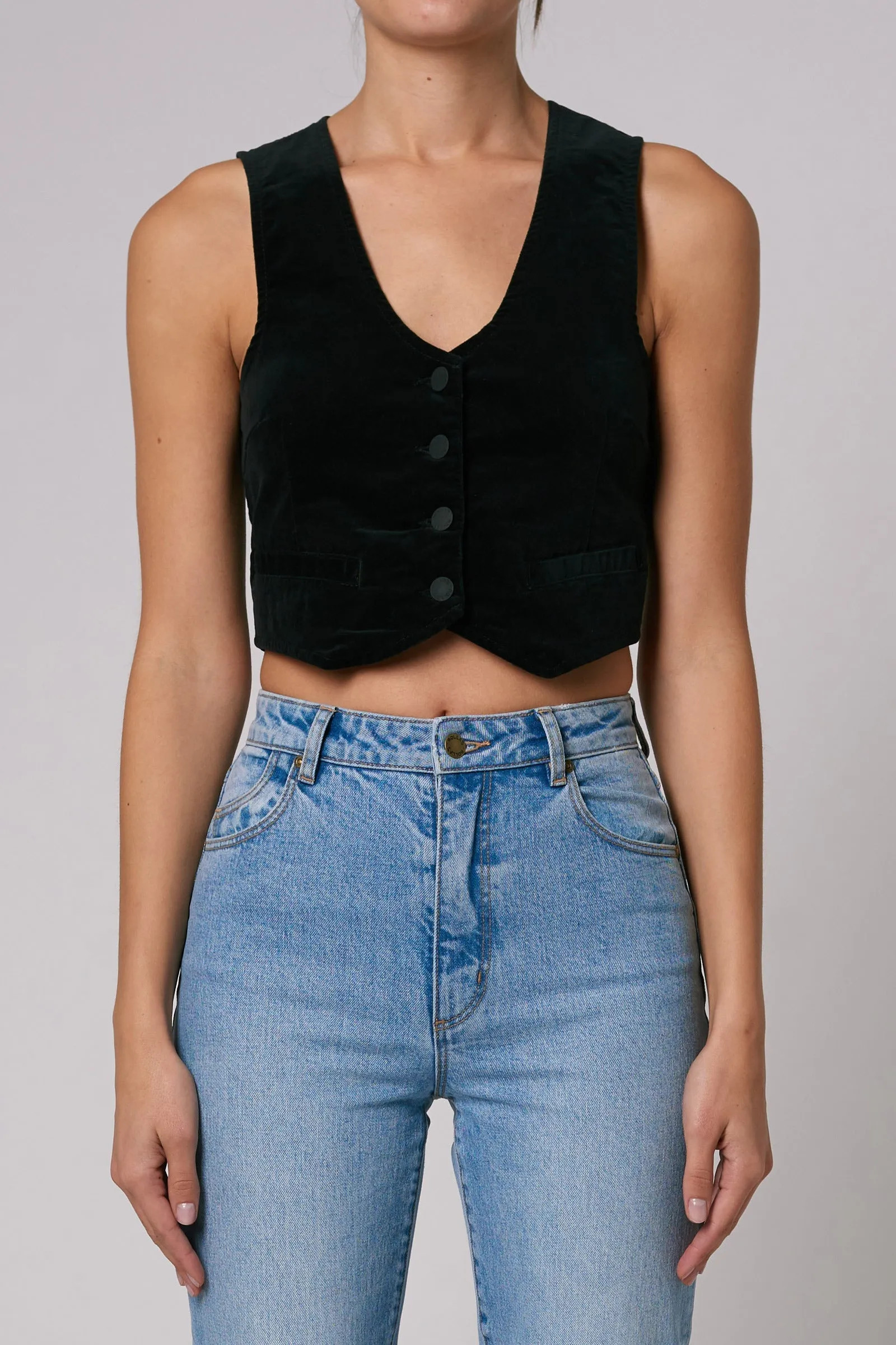 Dallas Vest - Velvet Black | Rolla's Jeans US/CAN