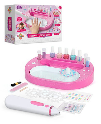 Geoffrey's Toy Box Airbrush Glitter Salon Nail Design Studio Kit, Created for Macy's - Macy's | Macy's