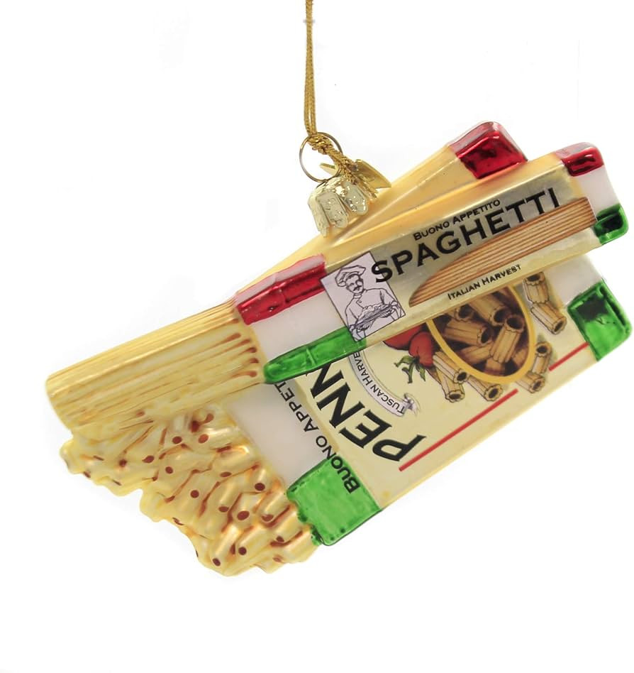 Noble Gems™ Glass Pasta Boxes Ornament, Christmas | Amazon (US)