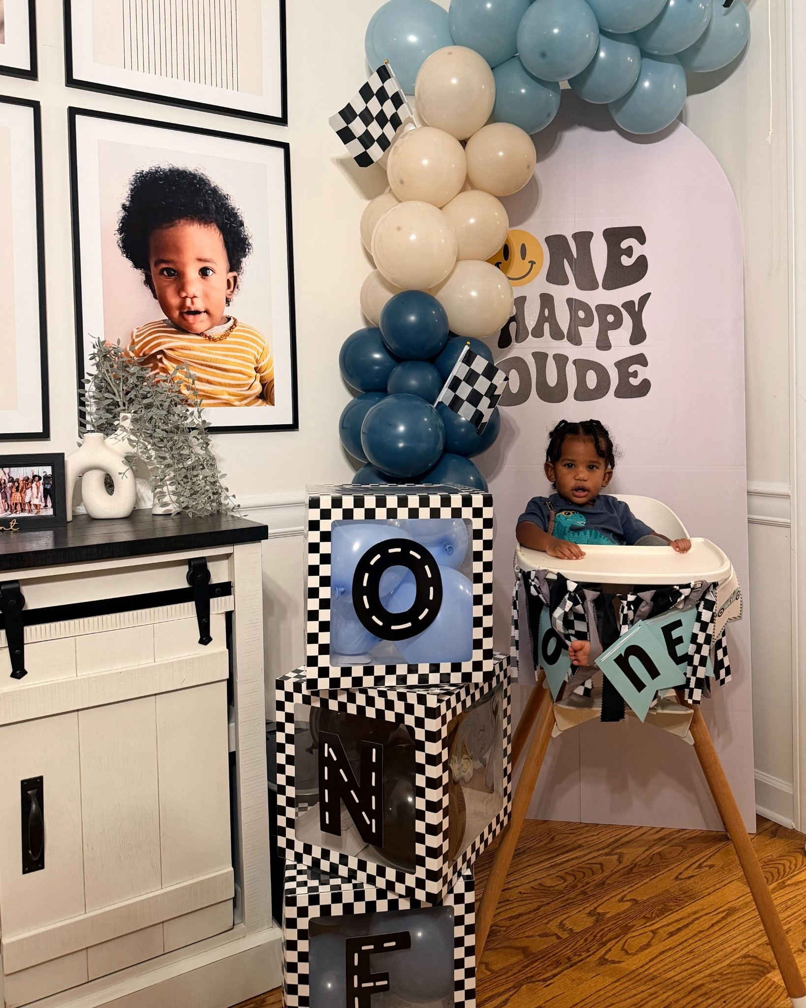 To the one who stole our hearts with his contagious smile, sweet giggles, and calm demeanor…
HAPPY HAPPY 1st BIRTHDAY!!!

We love you endlessly baby boy!

#OneHappyDude #FirstBirthday
