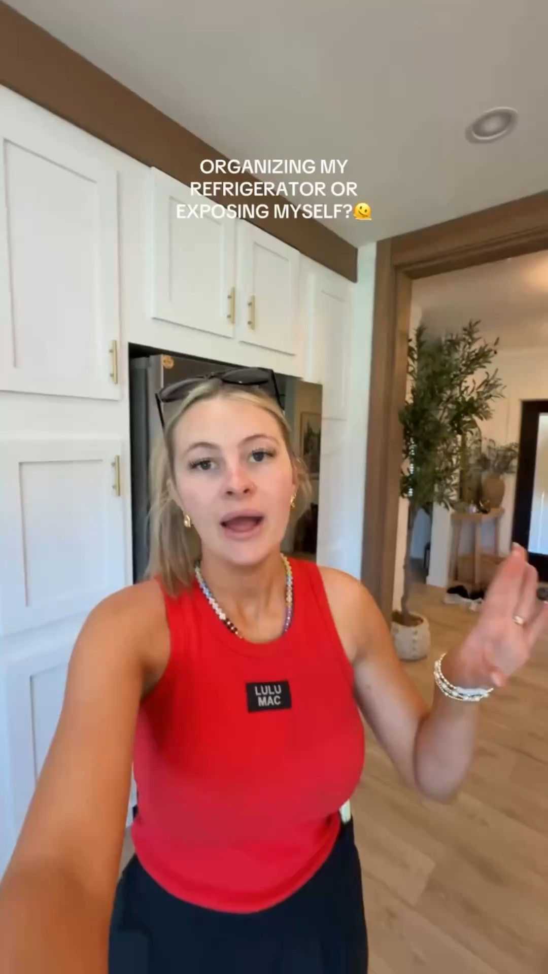 The before is absolutely ridiculous… but do I expect it to stay as organized as it is right now? Absolutely not🫠☠️ #fridgeorganization #cleanrefrigerator #organization #restock