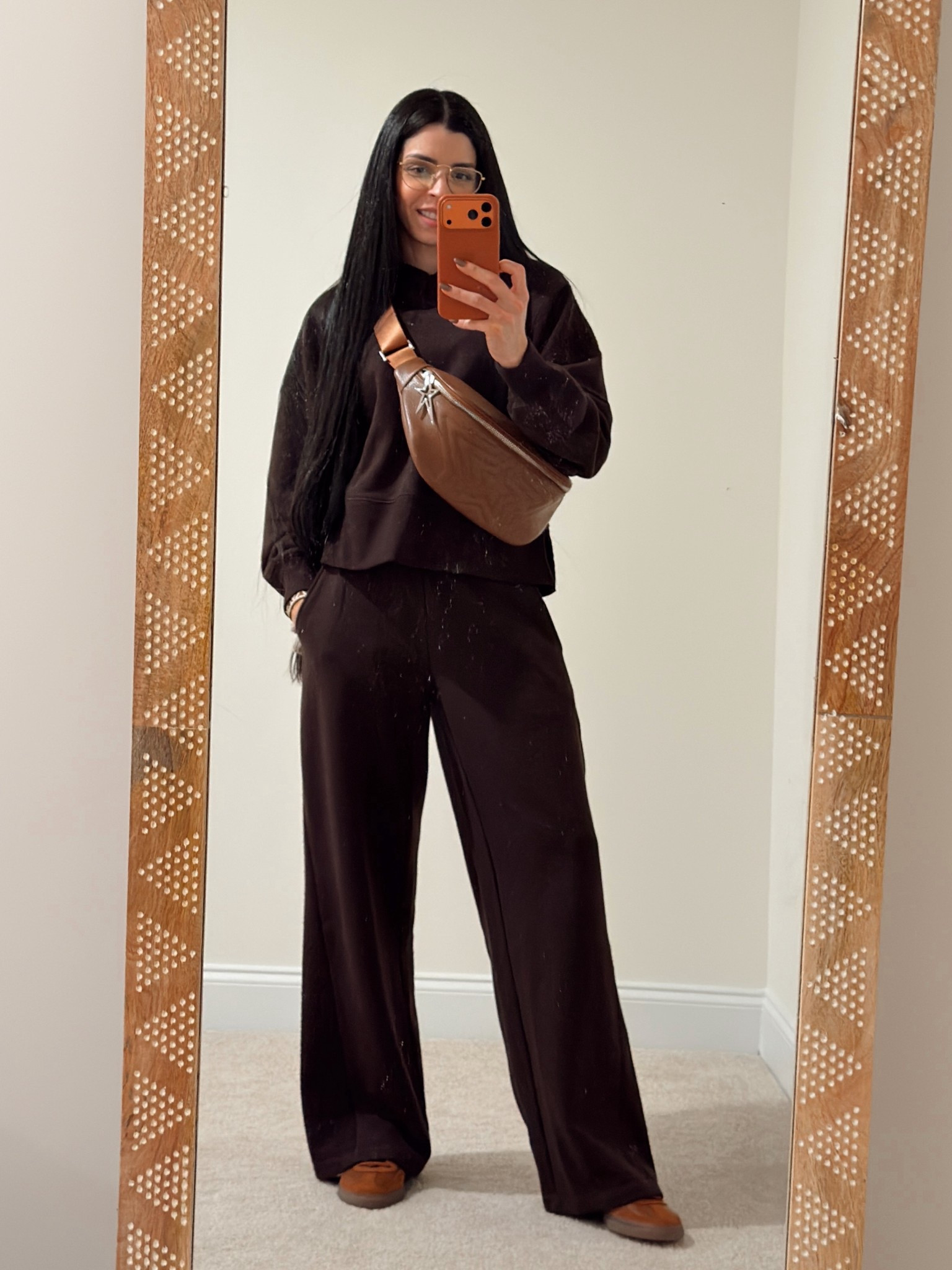 All about brown 🤎 
(Lounge set run large)

#LTKgrwm