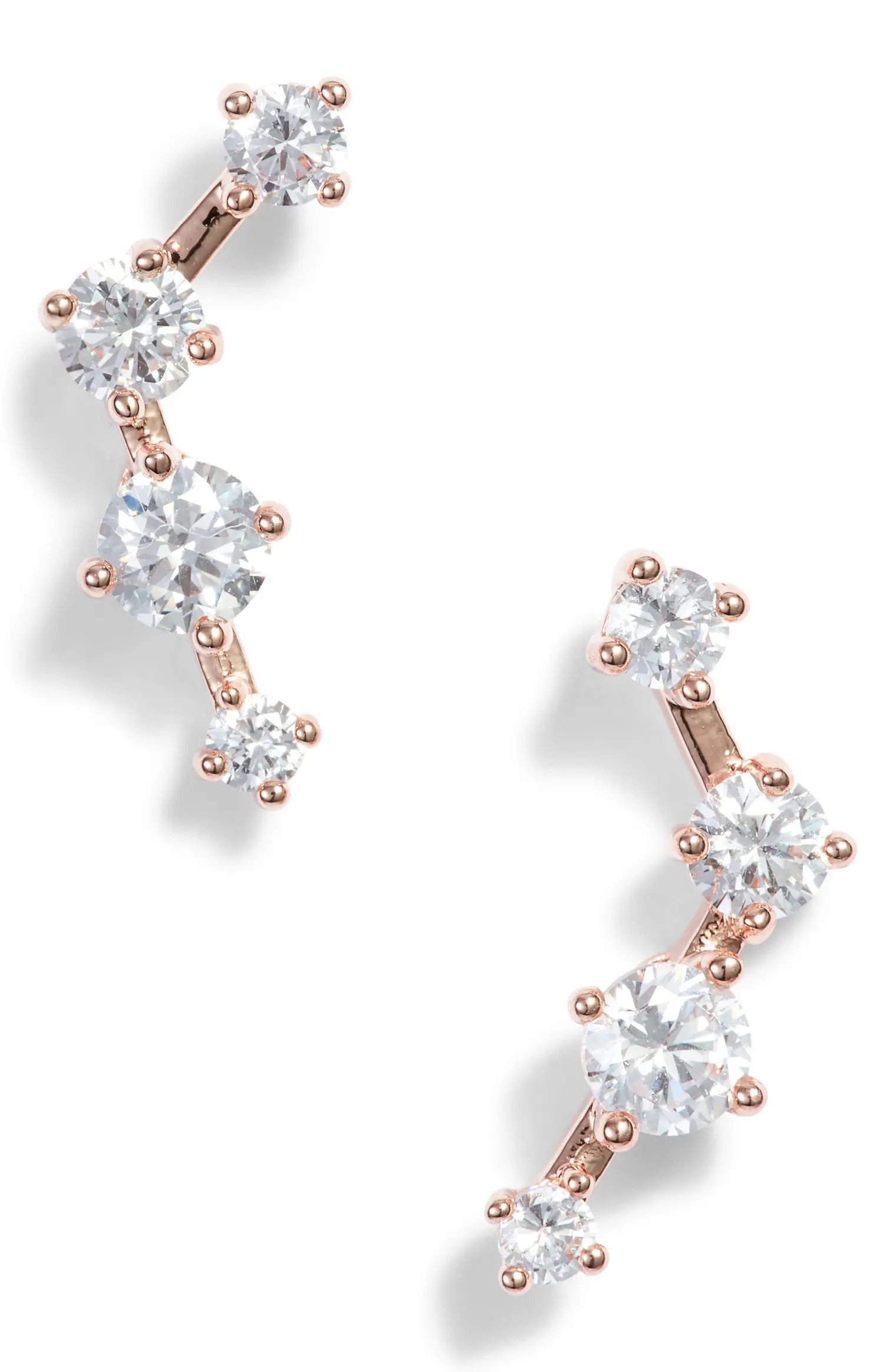 Vintage Cubic Zirconia Ear Crawlers | Nordstrom
