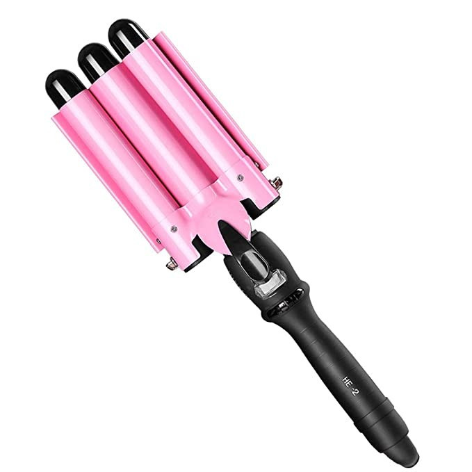 Amazon.com: 3 Barrel Curling Iron Hair Curling Iron 3 Barrel Waver 1inch Curling Waver Iron Hot T... | Amazon (US)