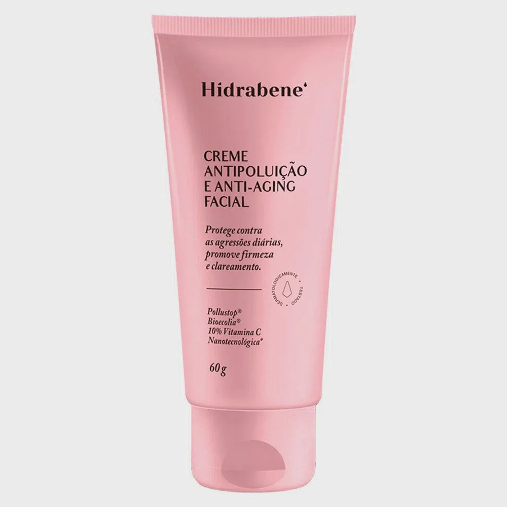 Creme Antipoluição Anti-Aging Facial Hidrabene 60g | Americanas (BR)