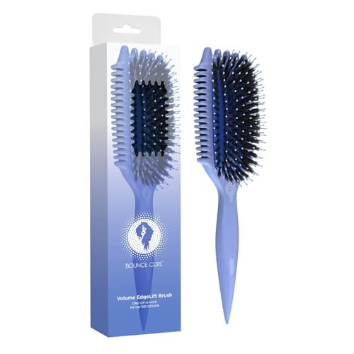 Bounce Curl Volume EdgeLift Brush, 5-in-1 Tool for Volumized, Defined Curls, Waves & Coils - Blue | Amazon (US)