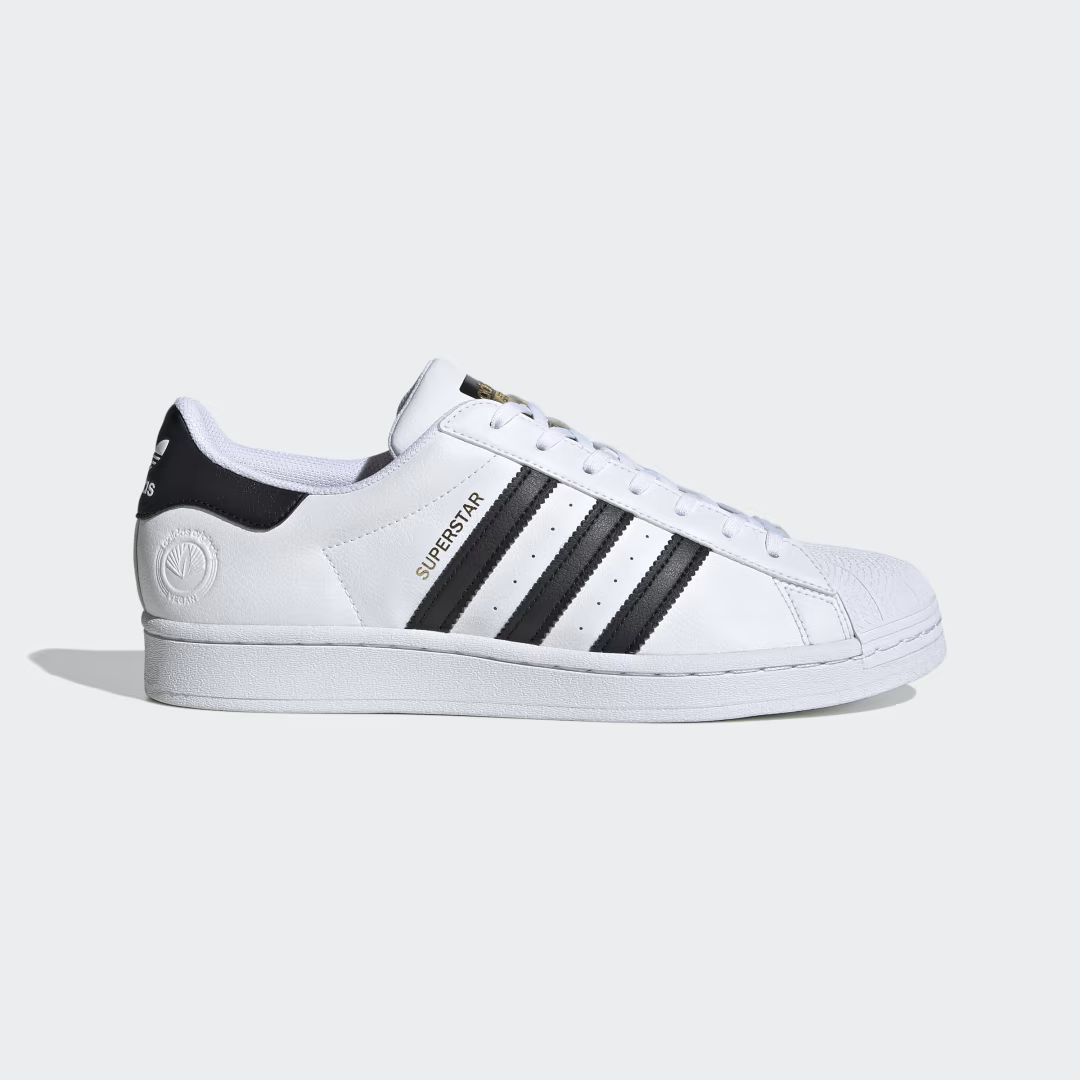 adidas Superstar Vegan Shoes Cloud White M 7.5 / W 8.5 Unisex | adidas (US)