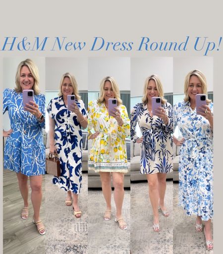 Love all these summer dresses from H&M!  Shirtdress, mini dress, vacation dress 

#LTKStyleTip #LTKSeasonal #LTKOver40