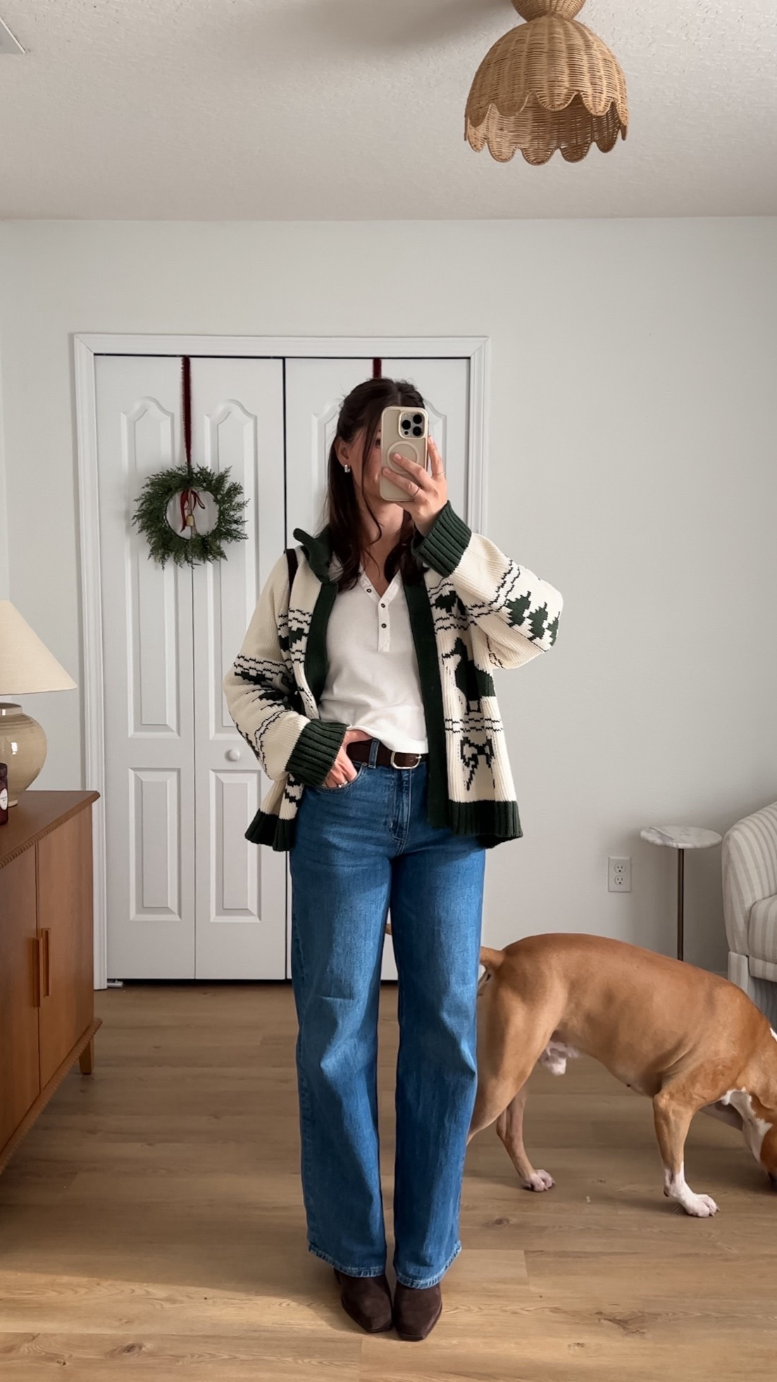 OOTD! Wearing 4 jeans, small top, boots fit tts, sweater is OS 

#LTKSeasonal #LTKootd