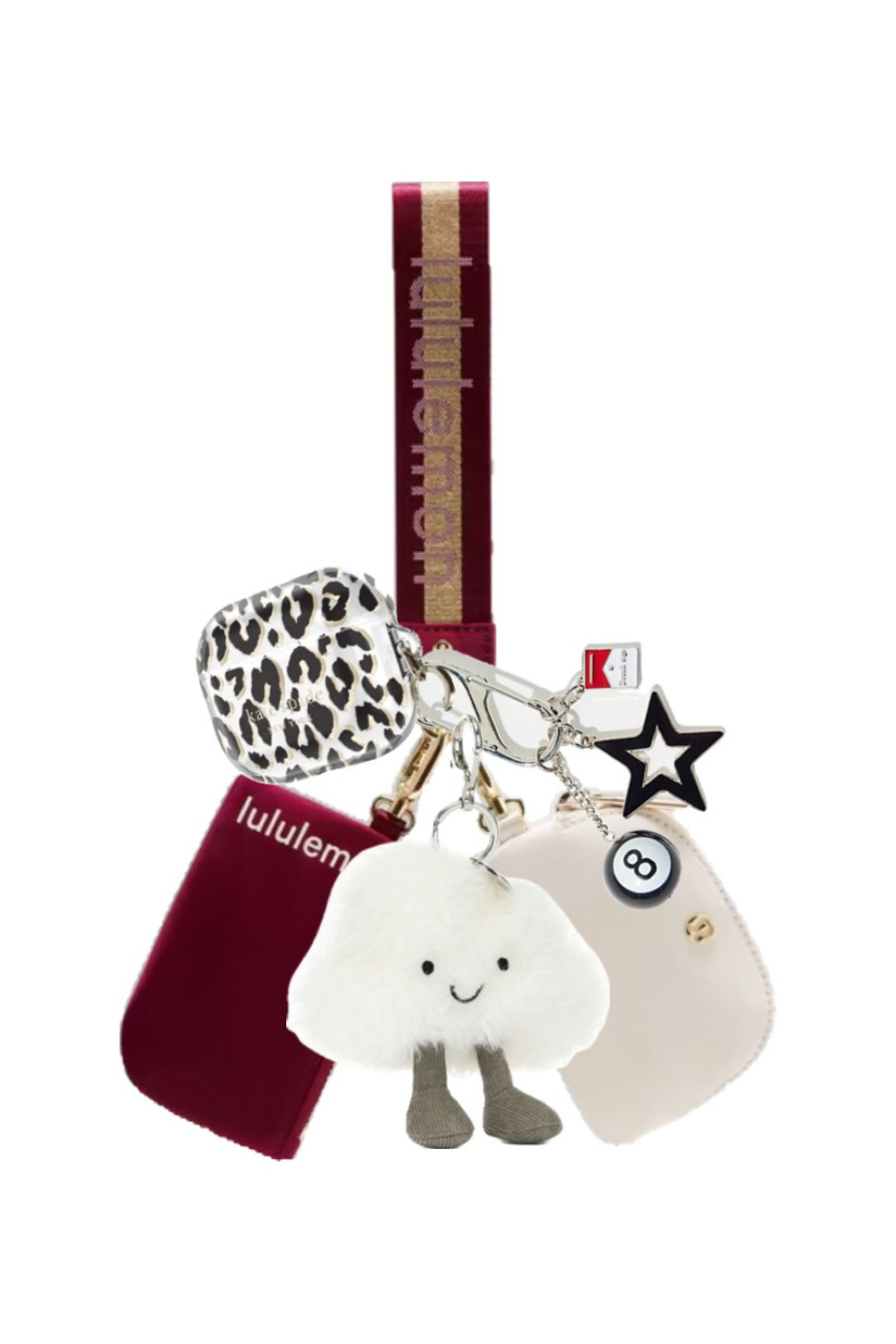 lululemon keychain inspo