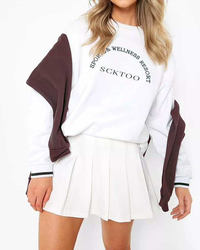 SCKTOO Womens Girl High Waisted Pleated Tennis Skirt School A-Line Skater Skirts with Lining Shor... | Amazon (US)