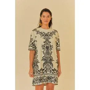 Vestido T-Shirt Básico Estampado Doce Caminho | Farm Rio (BR)