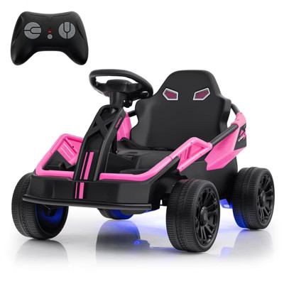 Costway Ride on Car for Big Kids 12V Battery Powered Electric UTV with Remote Control Pink | Target