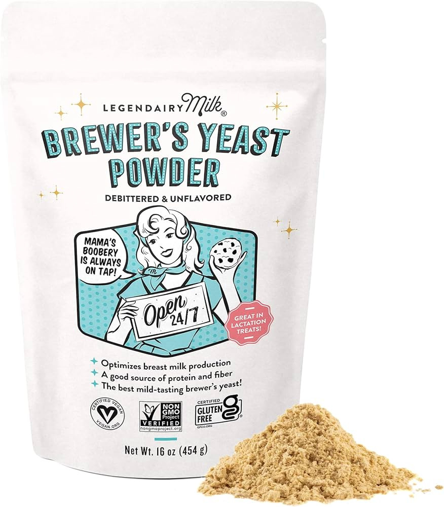 Legendairy Milk Brewer's Yeast Powder for Lactation Cookies (16oz) - Increase Breast Milk Supply ... | Amazon (US)