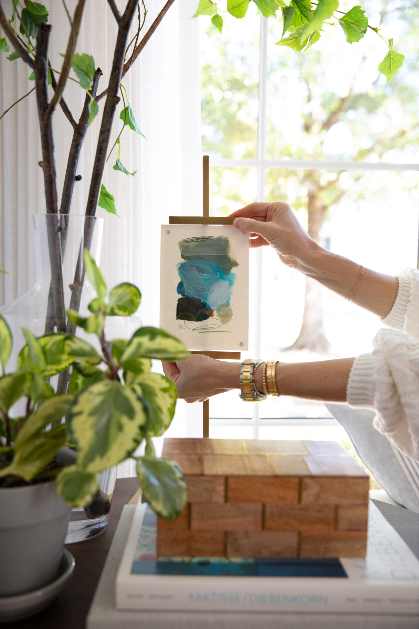 My all time favorite small art display

#LTKhome #LTKGiftGuide