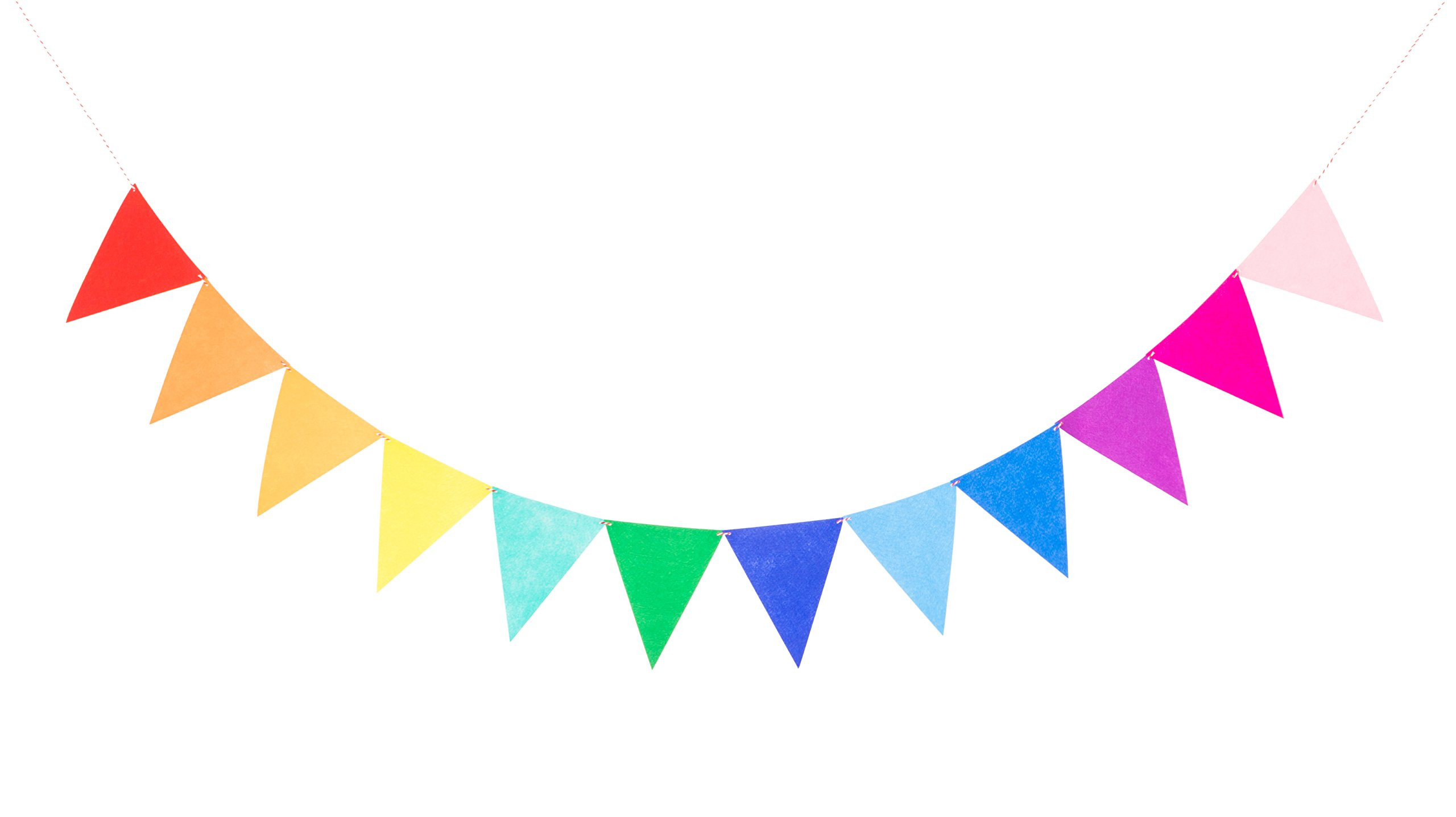 LOVENJOY Pre-Assembled Rainbow Banner Buntings, Felt Fabric Pennant Banner Multicolor for Birthda... | Amazon (US)