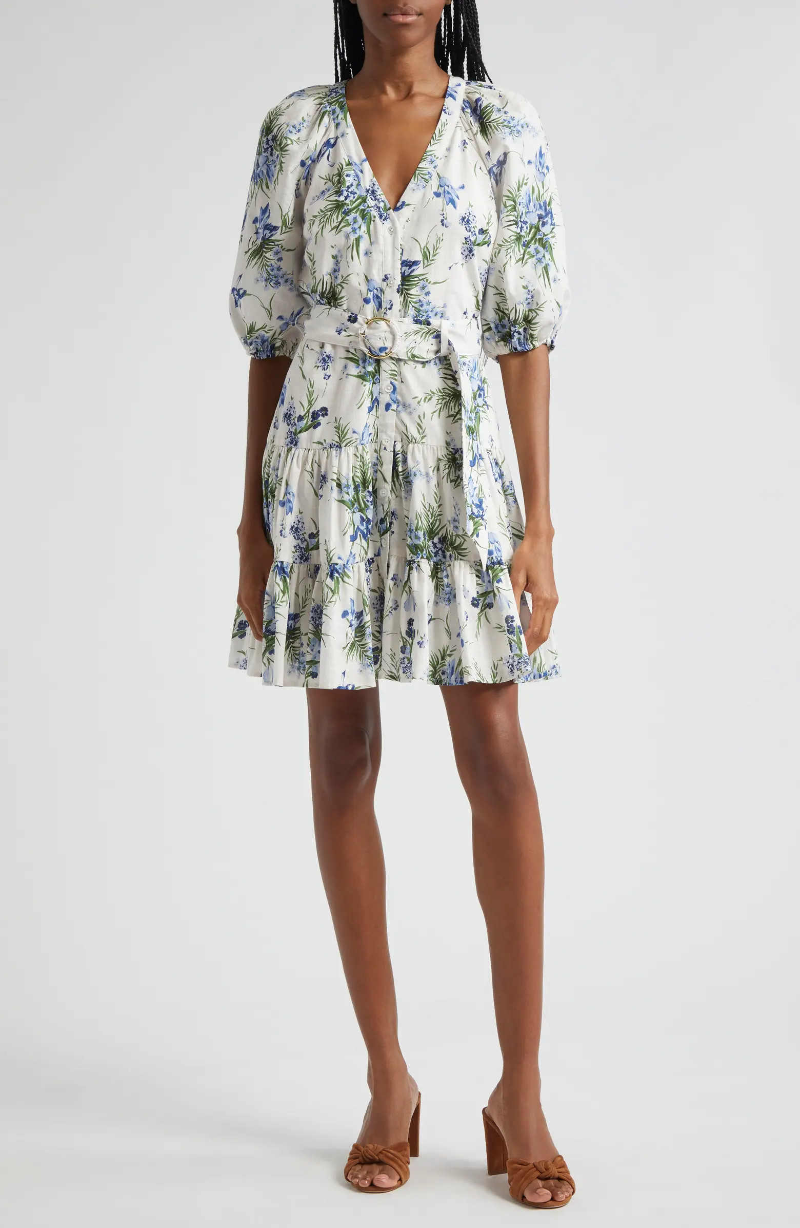 Dewey Floral Belted Dress | Nordstrom