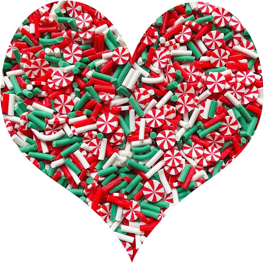 EHOPE Fake Sprinkles Fake Christmas Sprinkles Fake Candy Sprinkles Clay Sprinkles Polymer Sprinkl... | Amazon (US)