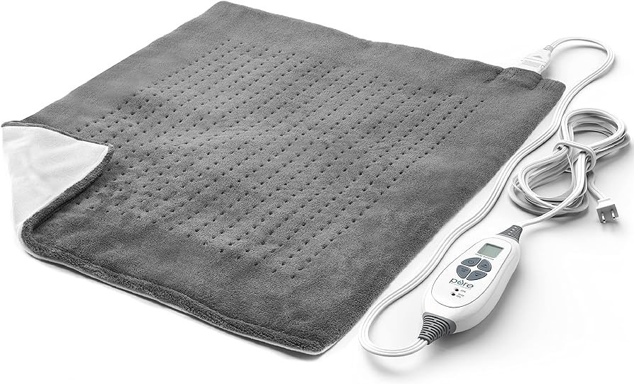 Pure Enrichment® PureRelief™ Ultra-Wide Microplush Heating Pad - 20” x 24” XXL Size & 6 He... | Amazon (US)