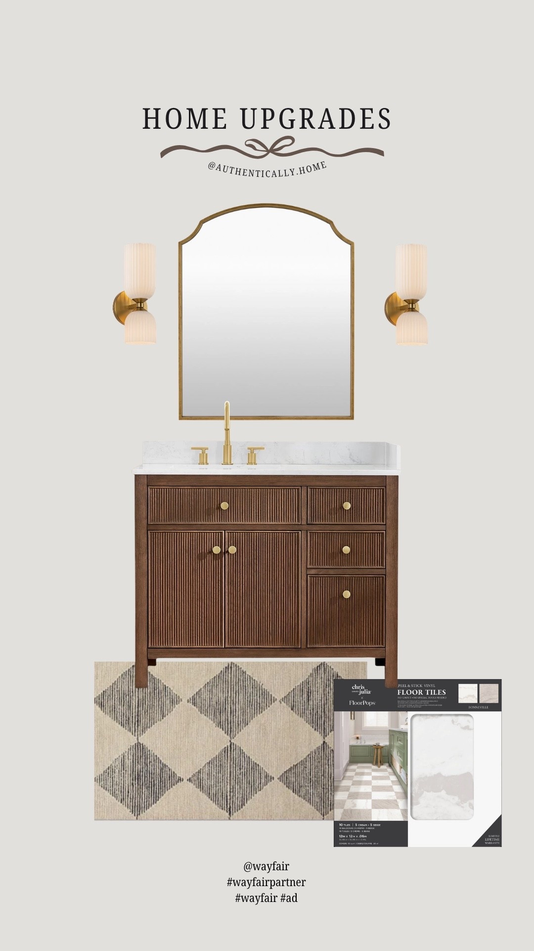 Bathroom upgrades with @wayfair 

#wayfair 
#wayfairpartner 
#ad 

#LTKSaleAlert #LTKHome