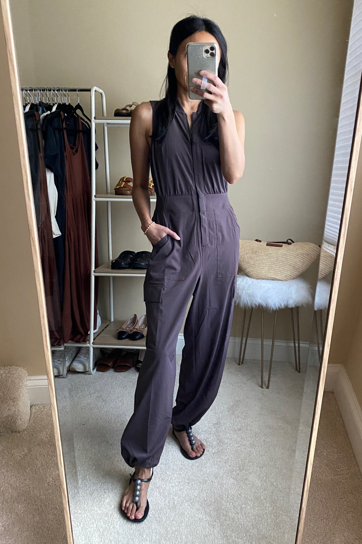 Vacation outfit. Spring outfit. Jumpsuit is made of lightweight material, athleisure style. The pant legs have cinchable tied to also wear as a jogger style or wide leg pants style  Size down. I am in petite length at about 5’4. Code MEMBERS to save 20-25% off with your gap brand family card  

Follow my shop @ahintofglameveryday on the @shop.LTK app to shop this post and get my exclusive app-only content!

#liketkit #LTKover40 #LTKtravel #LTKsalealert
@shop.ltk
https://liketk.it/4BaNj