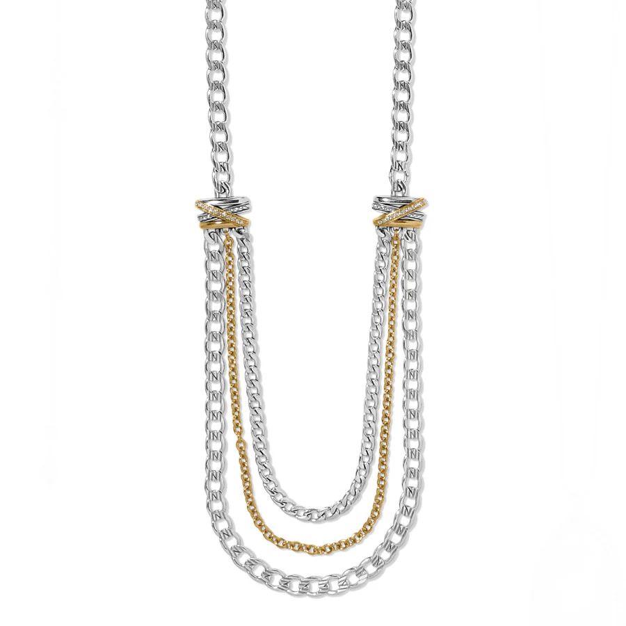 Neptune's Rings Multiple Row Chain Necklace | Brighton