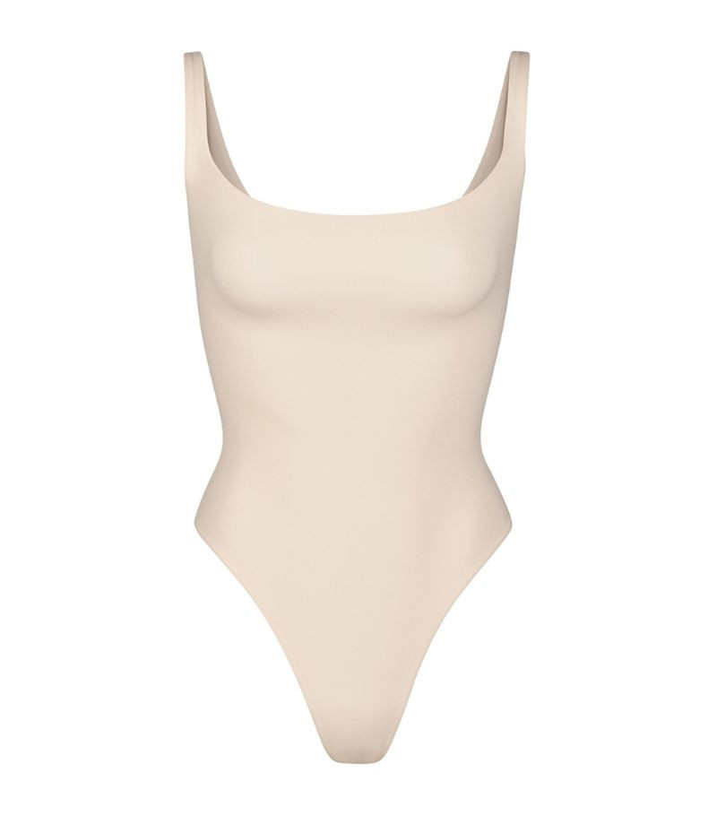 Skims Fits Everybody Square-Neck Bodysuit | Harrods