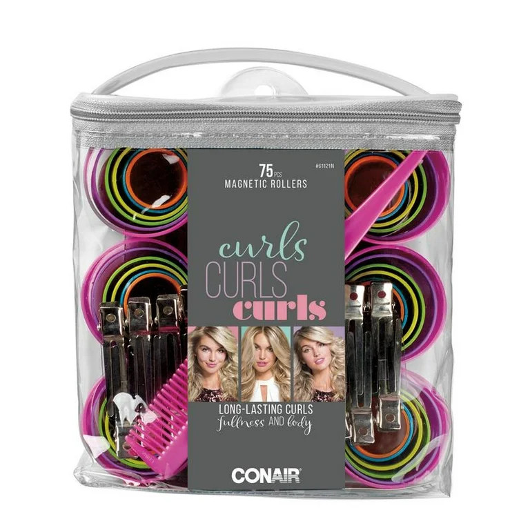 Conair Magnetic Rollers, 75 ct | Walmart (US)