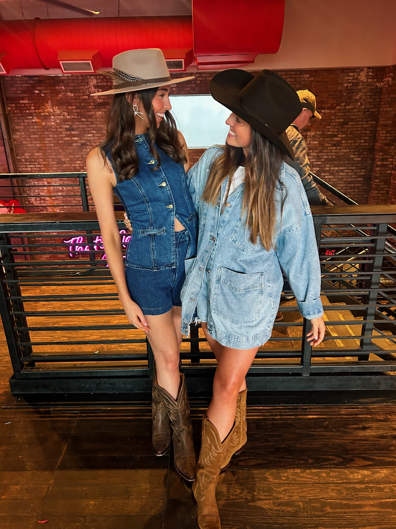 Country concert outfit in Nashville!! So cute & comfortable! Love a denim moment 💙💙

#LTKStyleTip #LTKTravel #LTKShoeCrush