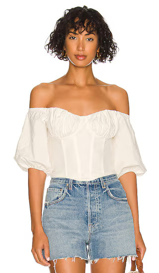 Brixton Top in White | Revolve Clothing (Global)