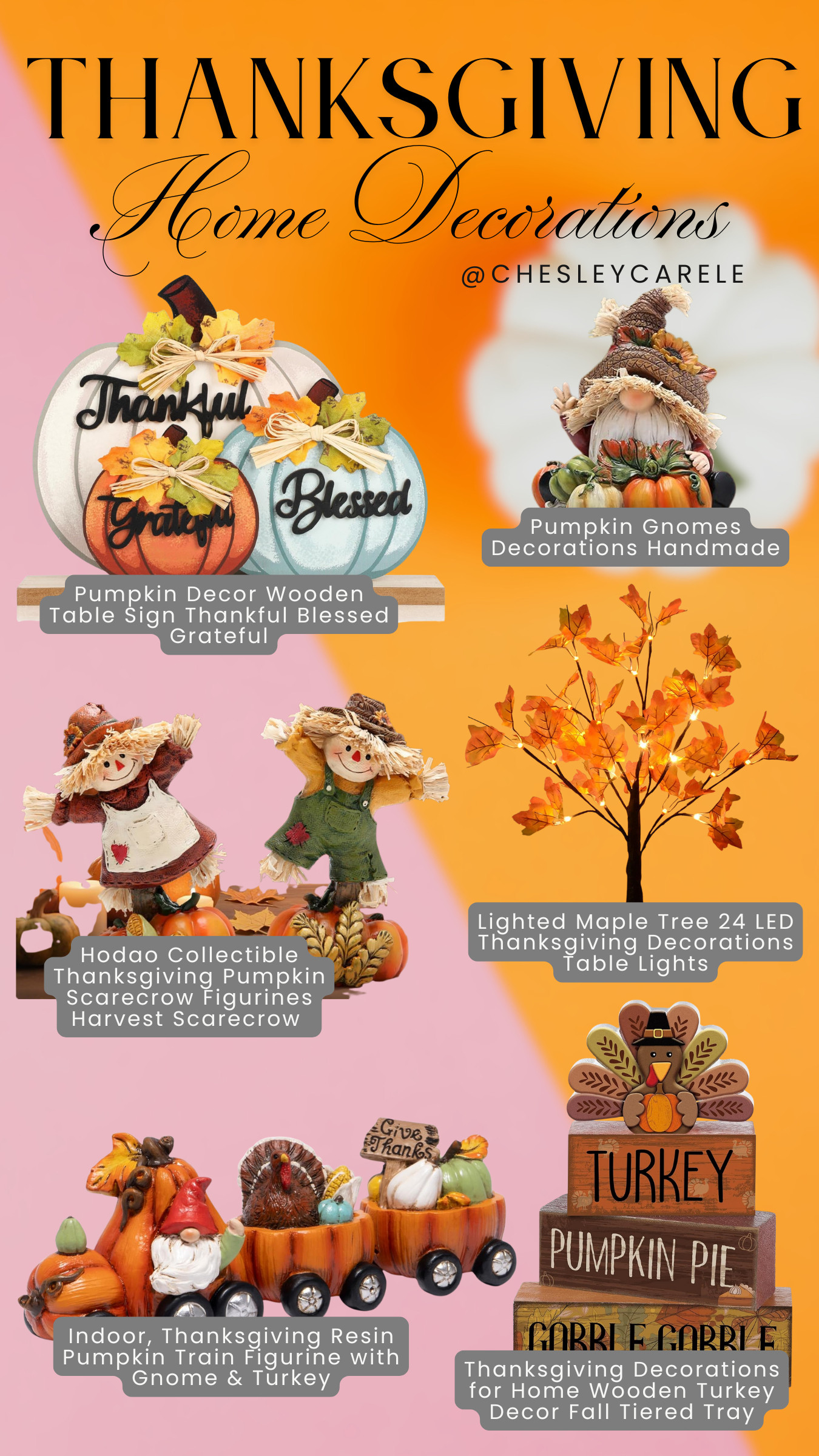 Thanksgiving Home Decorations 

 #LTKHome #LTKSaleAlert #LTKFamily