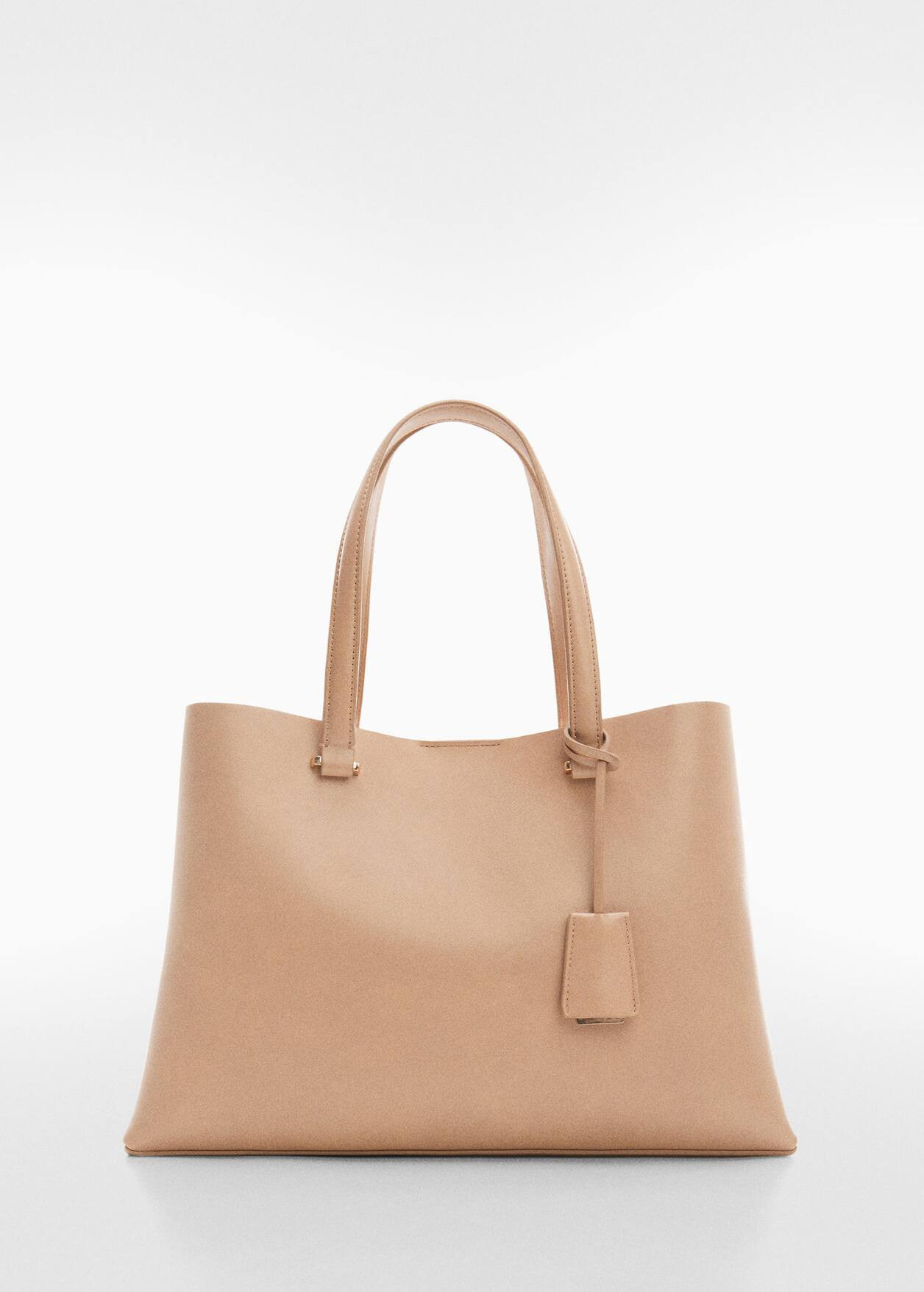 Shopper bag with dual compartment -  Women | Mango USA | MANGO (US)
