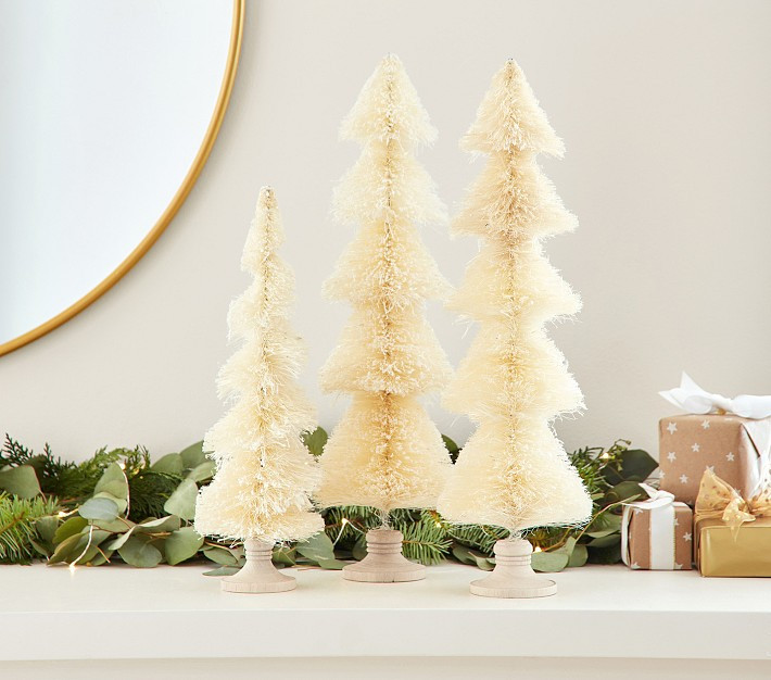 Bottlebrush Trees, Set of 3 | Pottery Barn Kids