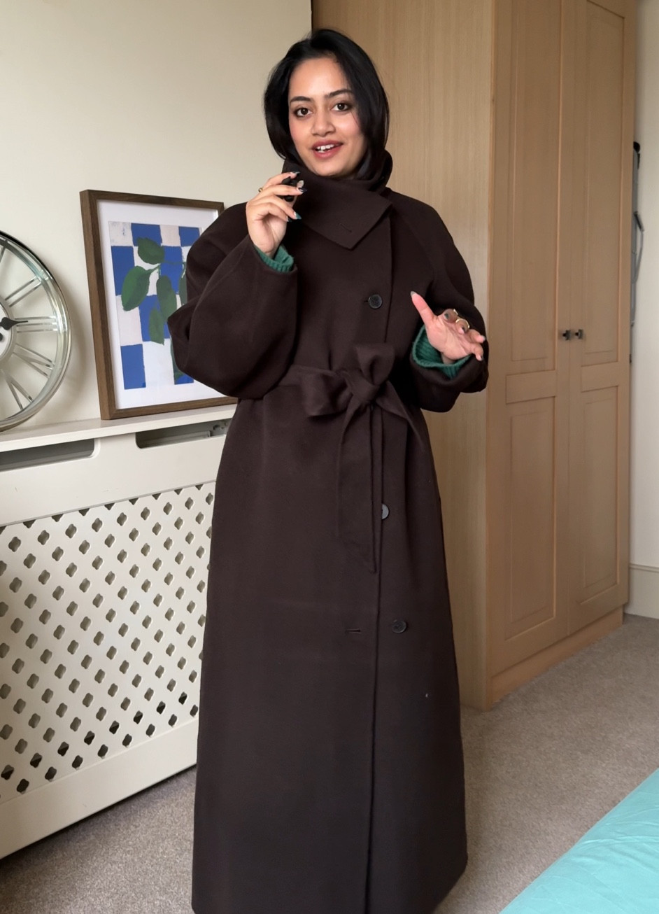 Brown wool coat, & other stories wool coat 

#LTKuk #LTKwinter