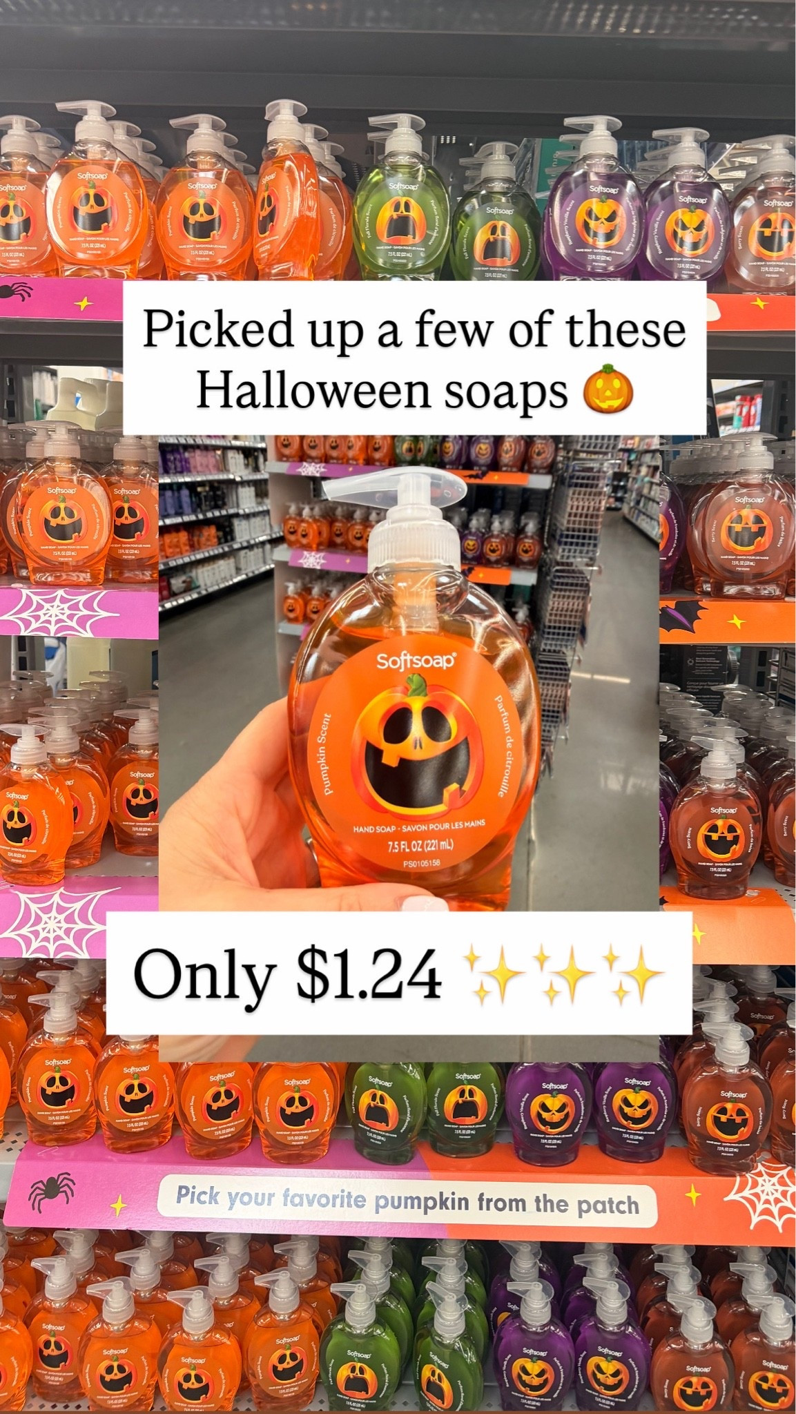 Halloween soaps are $1.24!!!!

#LTKHome