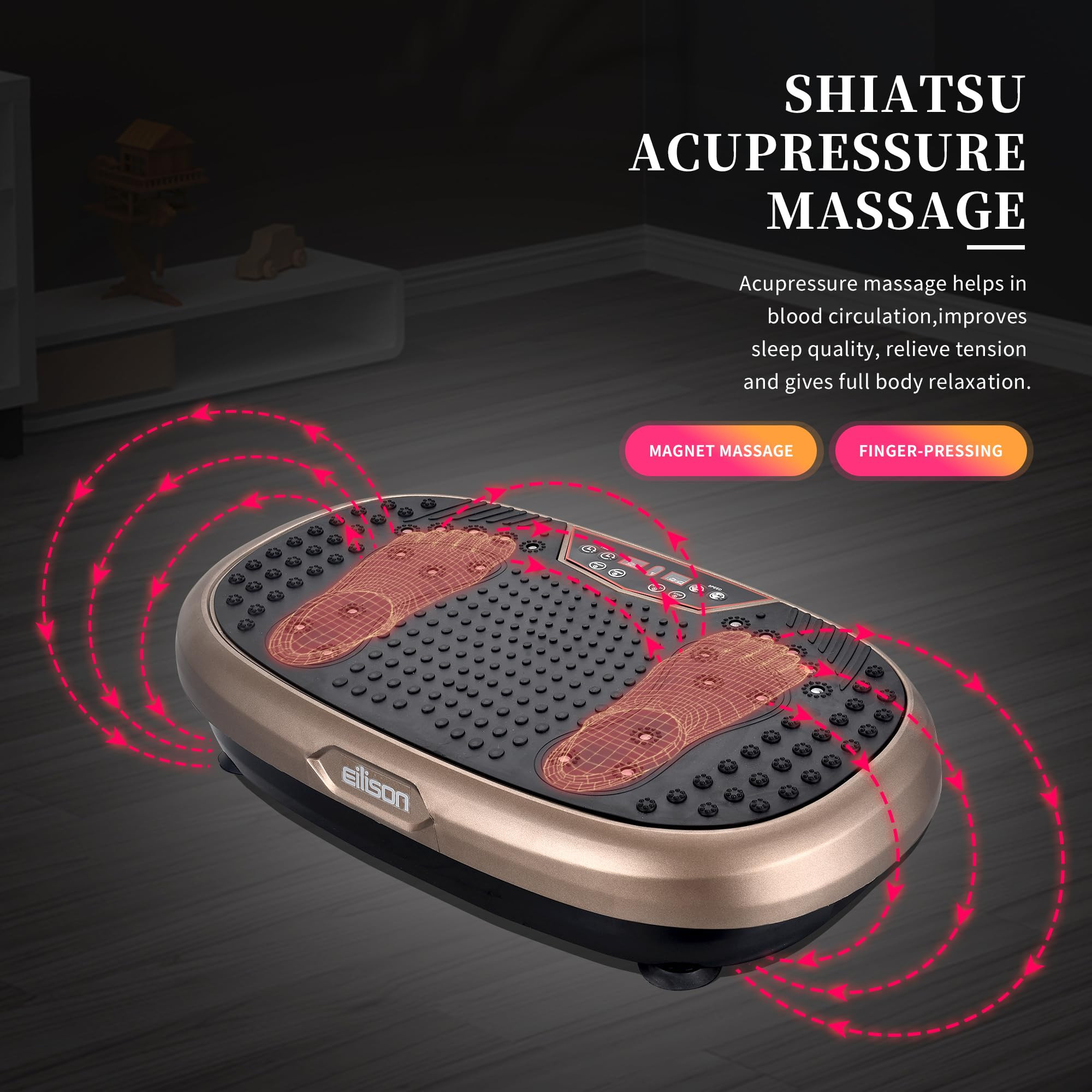 EILISON FitMaxx 3D XL Vibration Plate Exercise Machine - Whole Body Workout Vibration Platform w/... | Amazon (US)