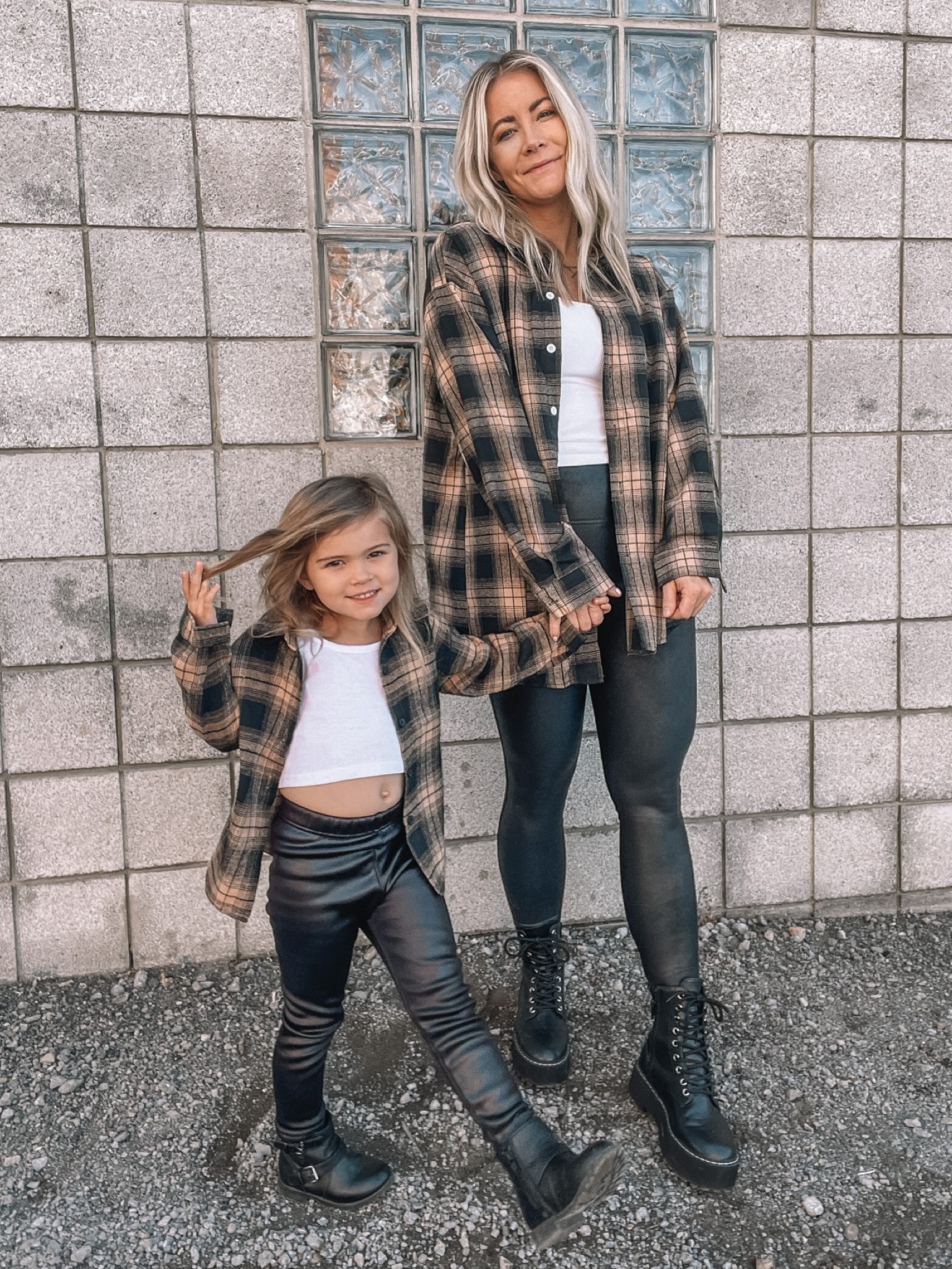 Flannel, mommy and me, girls flannel, faux leather, leather leggings, kids leather leggings, fall, fall wardrobe, fall outfit, fall fit, flannels

#LTKunder100 #LTKstyletip #LTKfit
