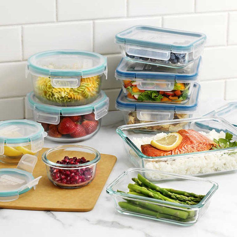 Snapware Pyrex 18-piece Glass Food Storage Set - Walmart.com | Walmart (US)