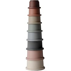 mushie Stacking Cups Toy | Made in Denmark (Original) | Amazon (US)