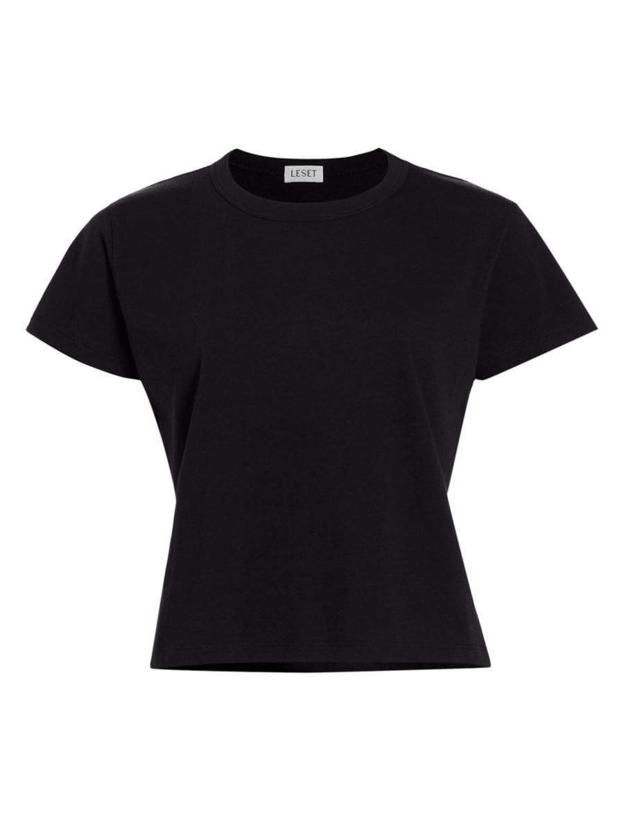 Leset Margo Cotton Cropped T-Shirt | Saks Fifth Avenue