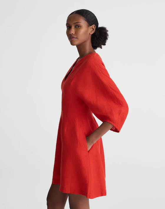 Splitneck Mini Dress | Madewell