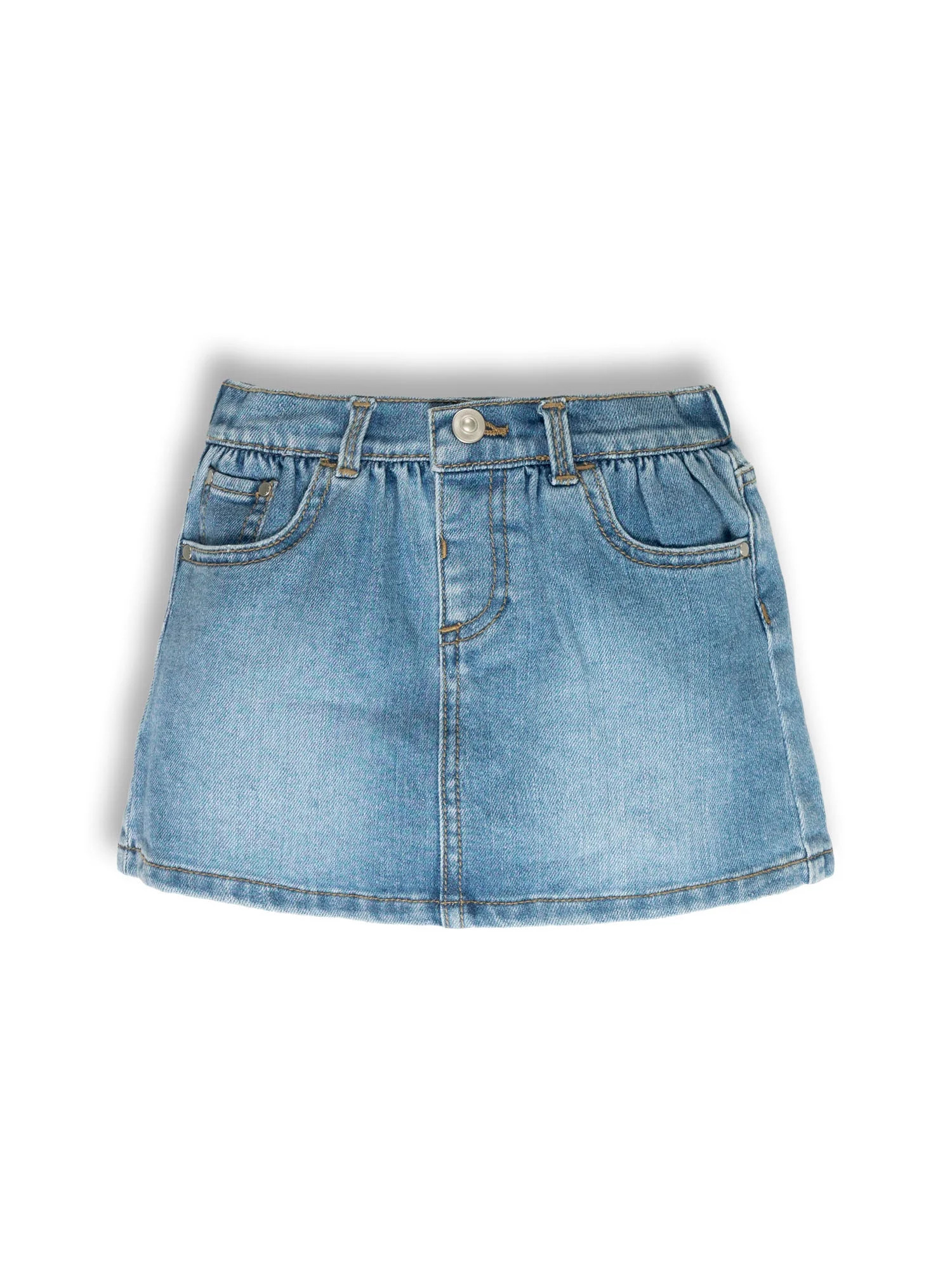 Wonder Nation Toddler Girl Denim Skort, Sizes 12 Months - 5T | Walmart (US)