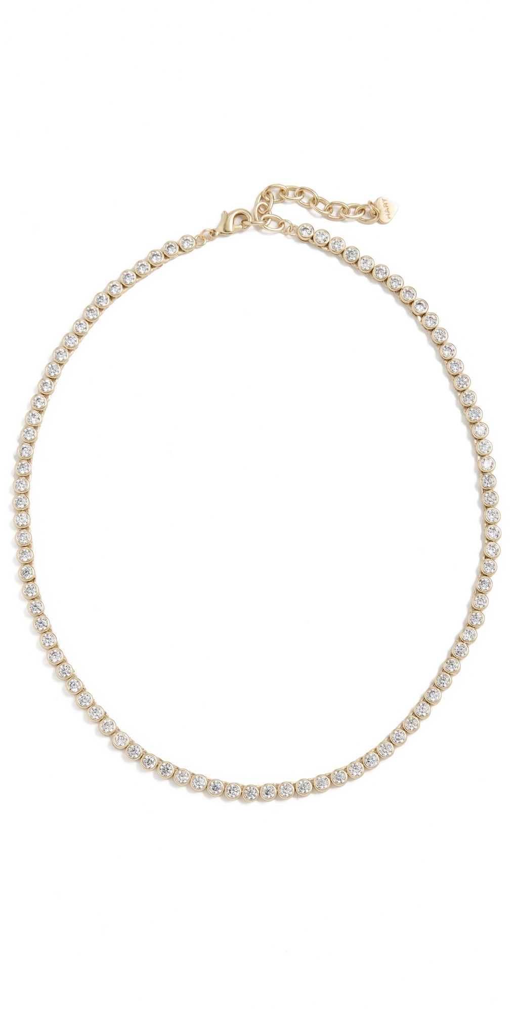 HART Bezel Tennis Necklace Gold One Size | Shopbop