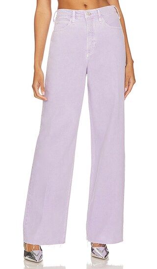 Le High N Tight Wide Leg in Washed Lilac | Revolve Clothing (Global)