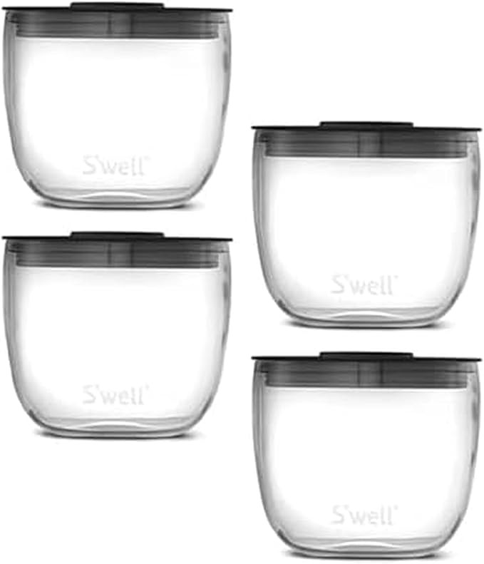 S'well Tritan Prep Bowl Set of 4, 10oz, Makes Meal Prep Easy And Convenient, Leakproof Lids, Micr... | Amazon (US)