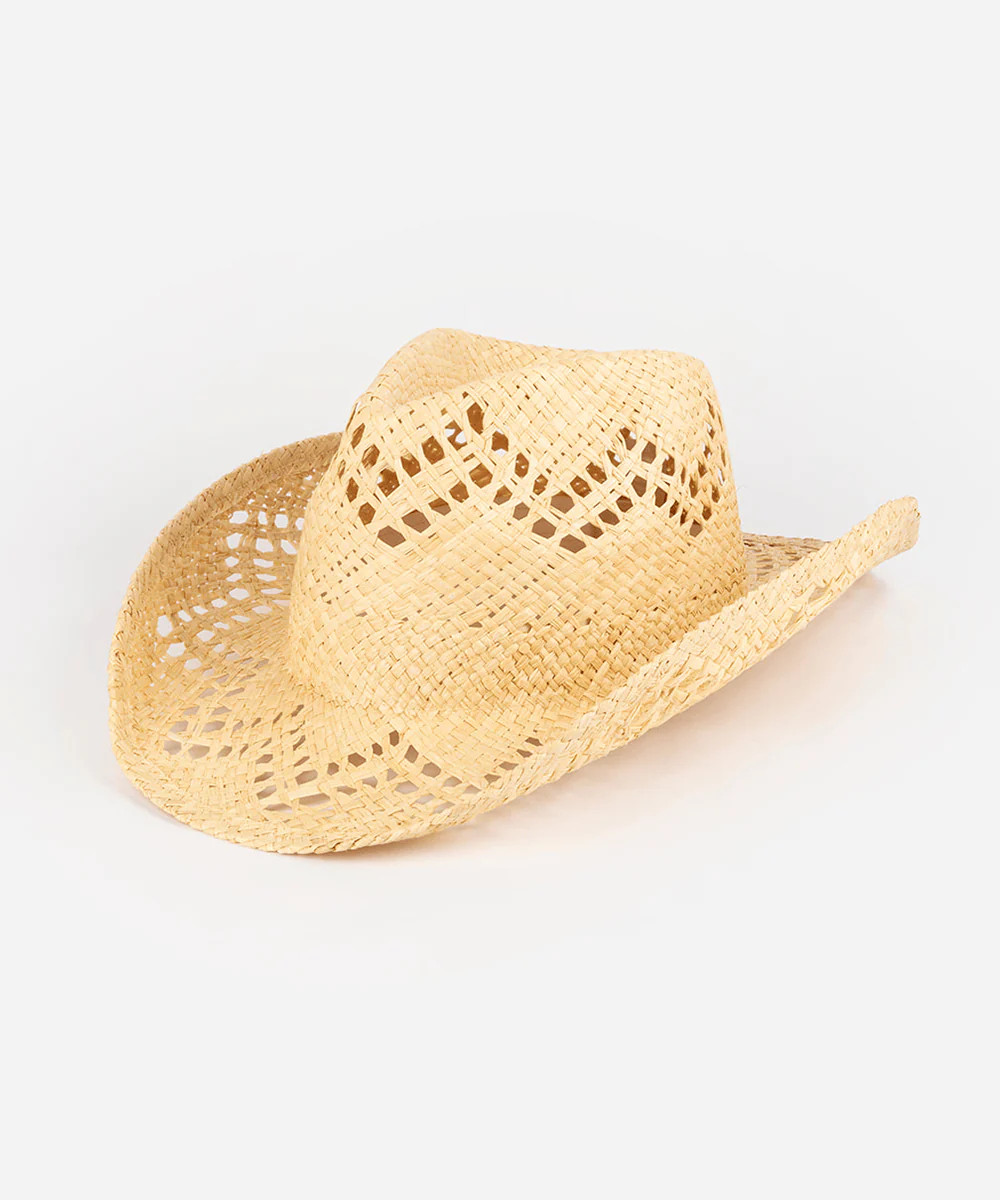 Nona Vented Fedora Straw Hat | Gigi Pip