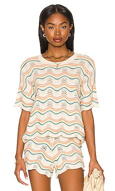 L*SPACE Make Waves Sweater Top in Makes Waves Sweater Knit from Revolve.com | Revolve Clothing (Global)