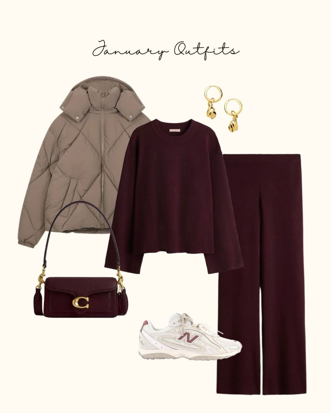 January outfit inspo 🫶🏼 Comfy & casual is all we need! 

Matching sets, knitted sets, puffer coat, trainers, comfy outfitts

#LTKuk #LTKstyletip #LTKwinter