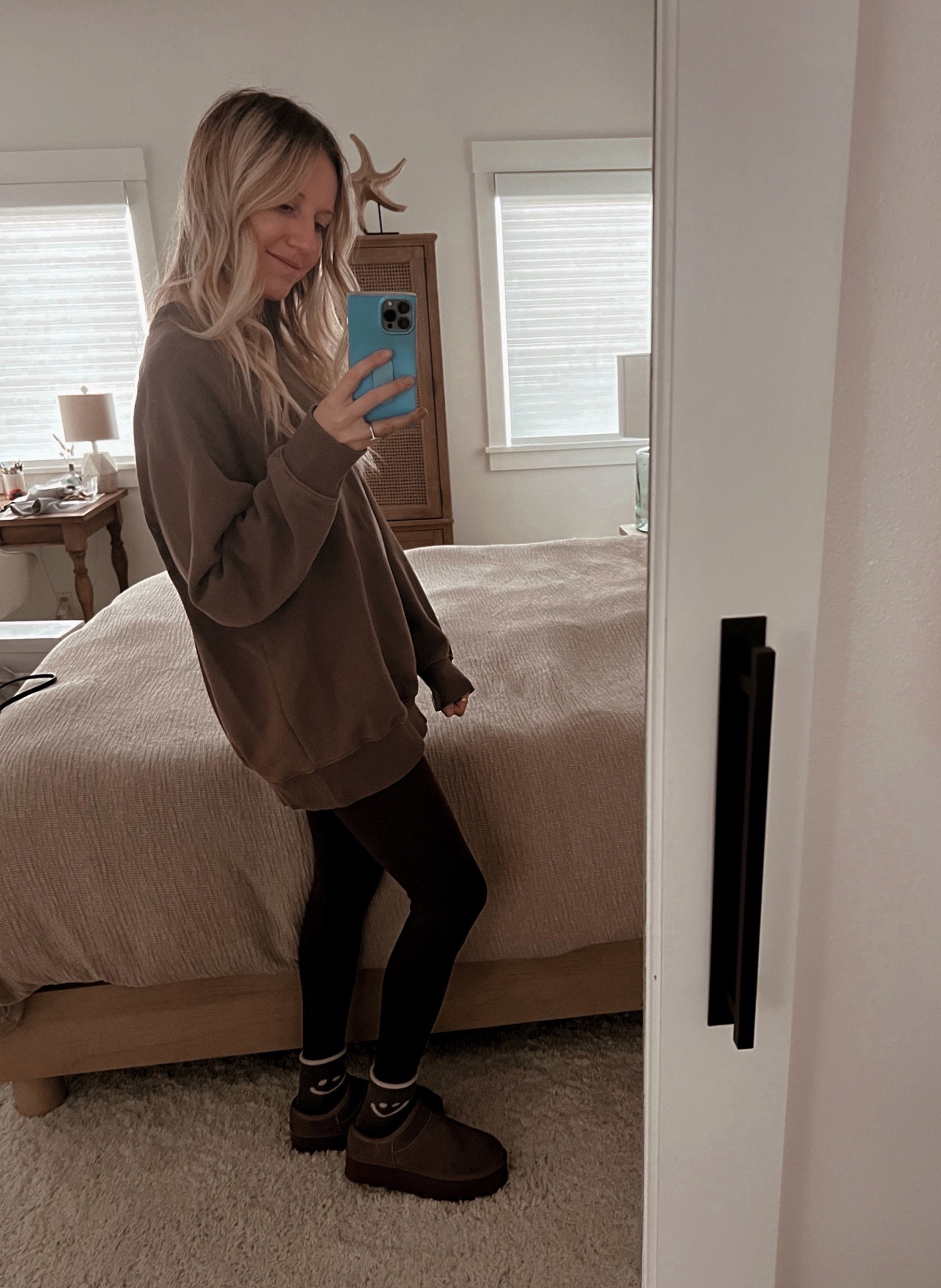 monochromatic. 🤌🏼 Linked my favorite sweatshirts from H&M (I'm 5'8 and 140 lbs. and wearing a Men's Large here) and the best UGG dupes EVER!! 😍 Happy shopping!! 🛍️💕 #competition 

#LTKfit #LTKstyletip #LTKFind
